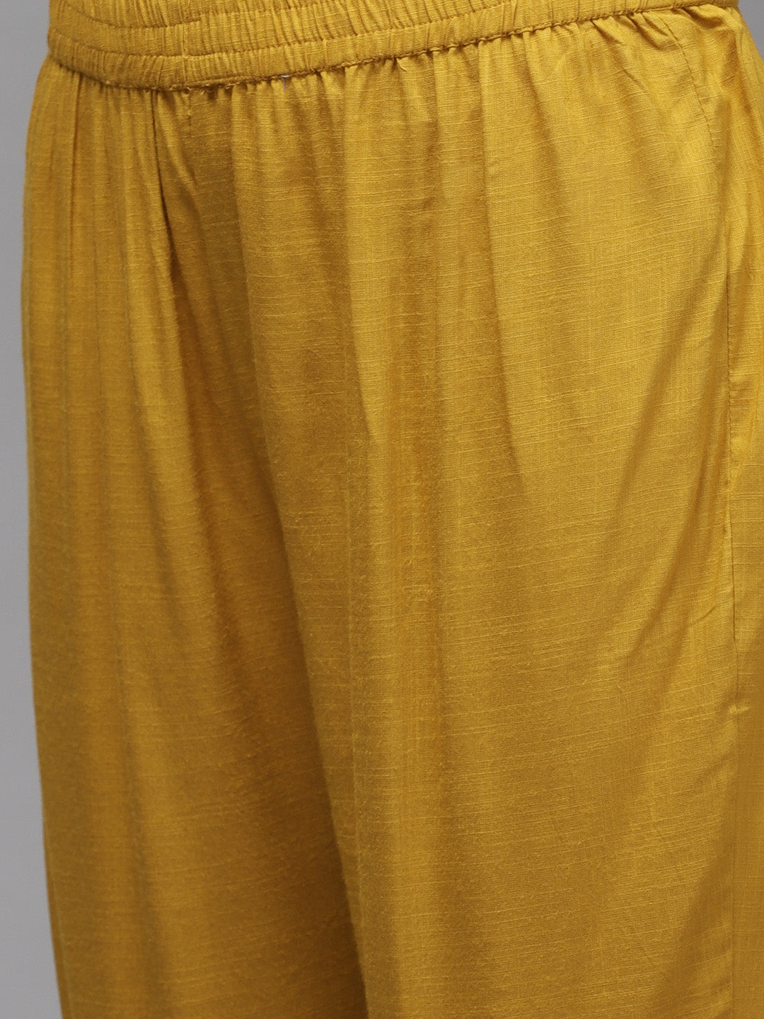 Anubhutee Women Mustard Yellow  Maroon Printed Kurta with Trousers